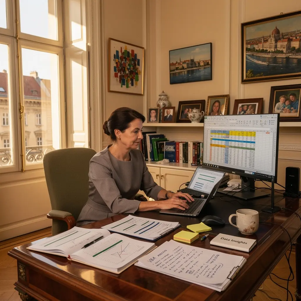 VBA programozás bemutatása, amely automatizálja a feladatokat Excel környezetben.